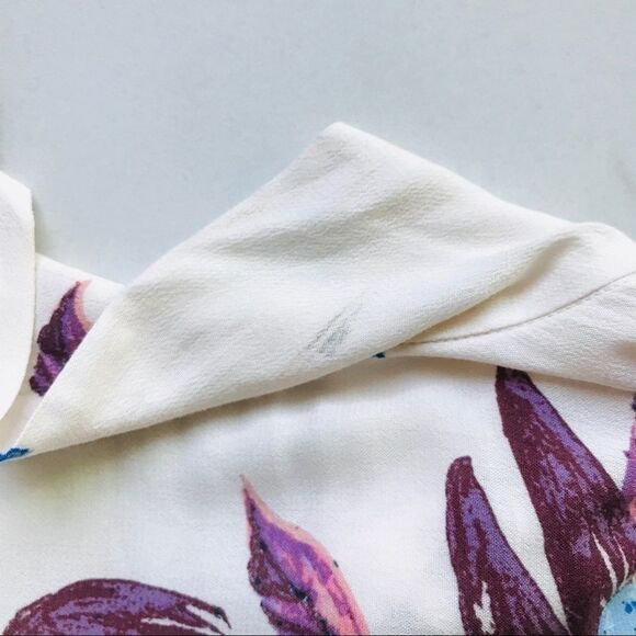 Free People Long Sleeve Tie Open Back Floral Dress - Picture 7 of 8